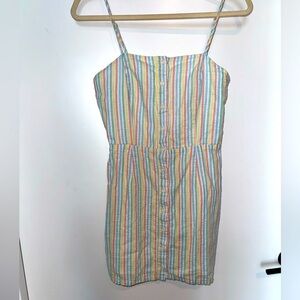 Superdown for Revolve Pastel Striped Mini Dress